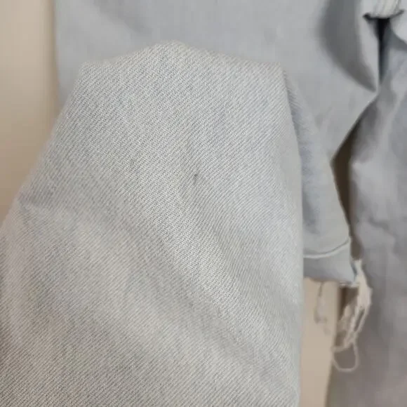 WRANGLER DISTRESSED HIGH WAISTED JEANS LITA WOMEN SIZE 10 BUTTONFLY  LIGHT WASH - Picture 11 of 17